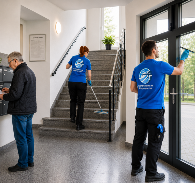 Reinigungsservice in Gera für Hausverwaltungen, Gewerbe und Privatkunden