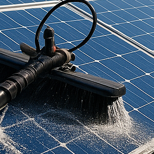 Reinigung von Solarmodulen in Gera mit entmineralisiertem Wasser – streifenfrei und ohne Hochdruck